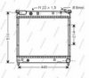 SUZUK 1770086CB0000 Radiator, engine cooling